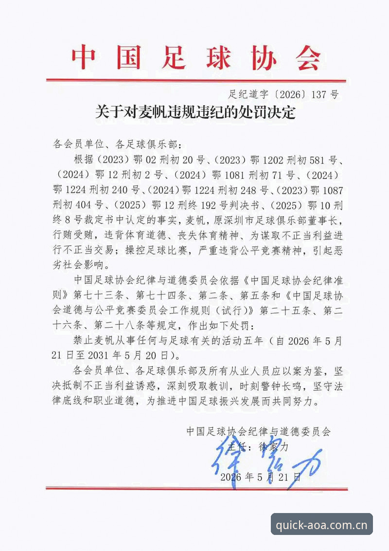中国足协第三批禁足名单解读——AOA体育官网赛事跟踪与信息整合使用指南